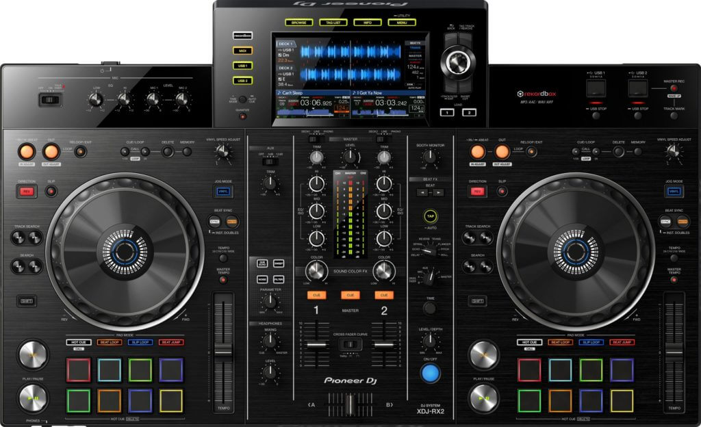 Pioneer DJ XDJ RX2 overview of controller