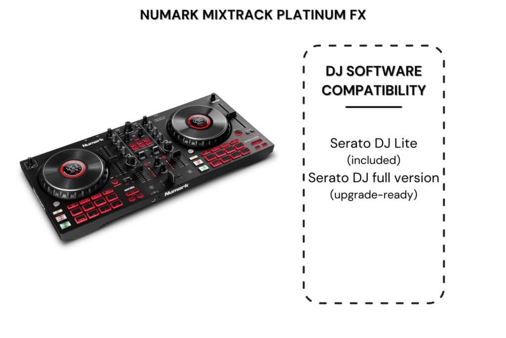 numark mixtrack platinum fx software capability