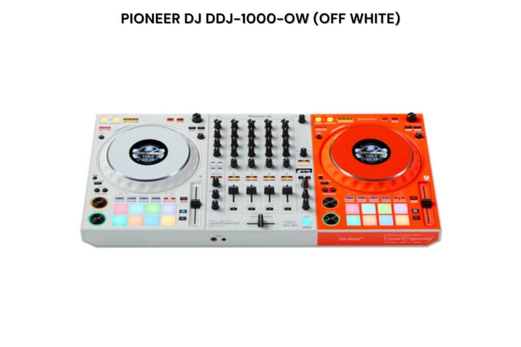 pioneer dj ddj1000 off white
