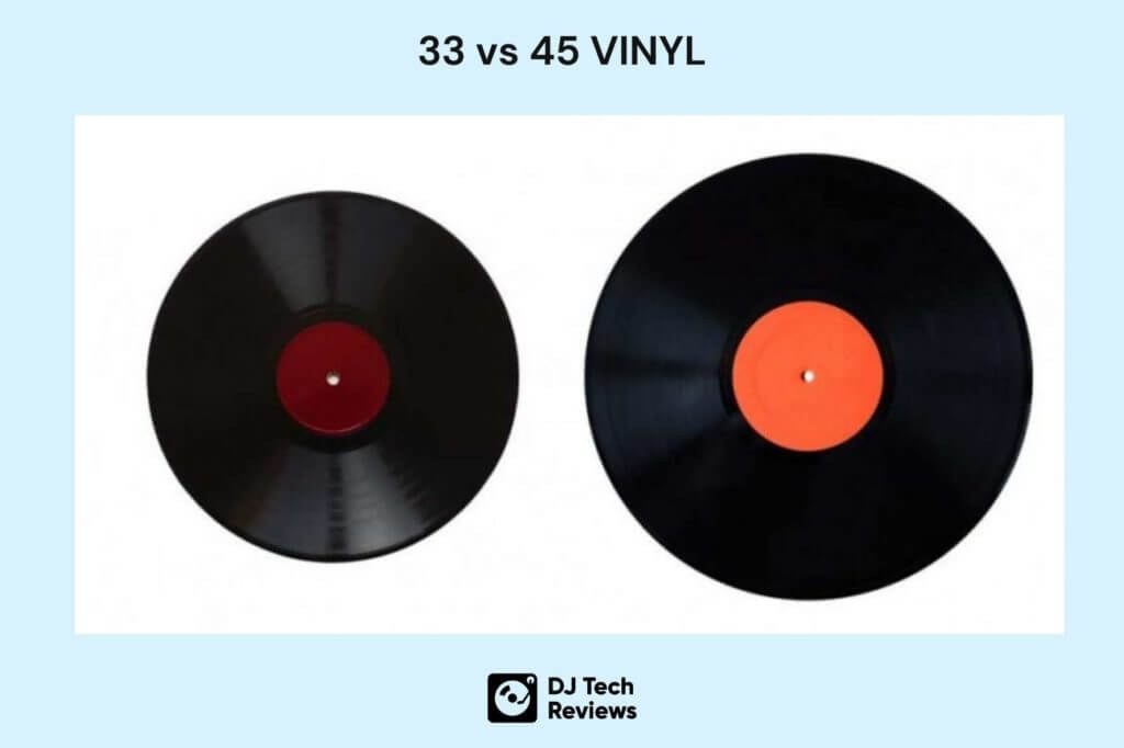 vinyl 33 tours vs 45 tours