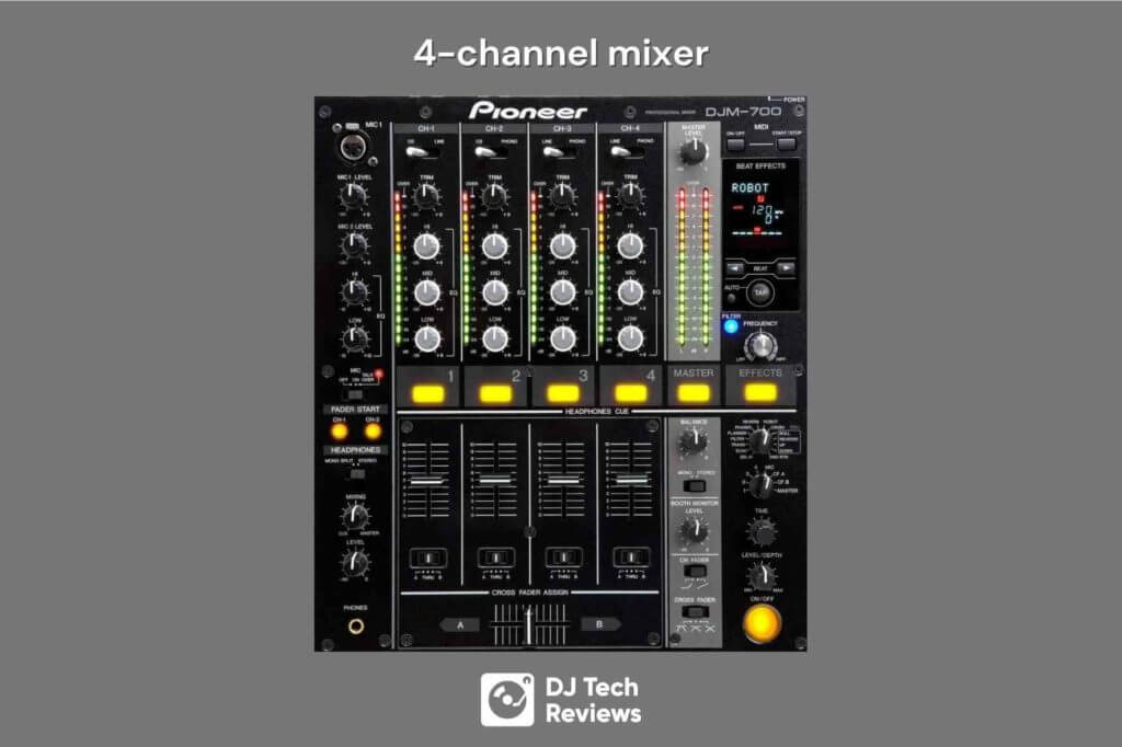 4 channel mixer pioneer dj djm 700