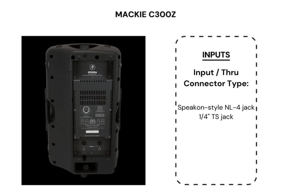 mackie c300z speaker review connectivity