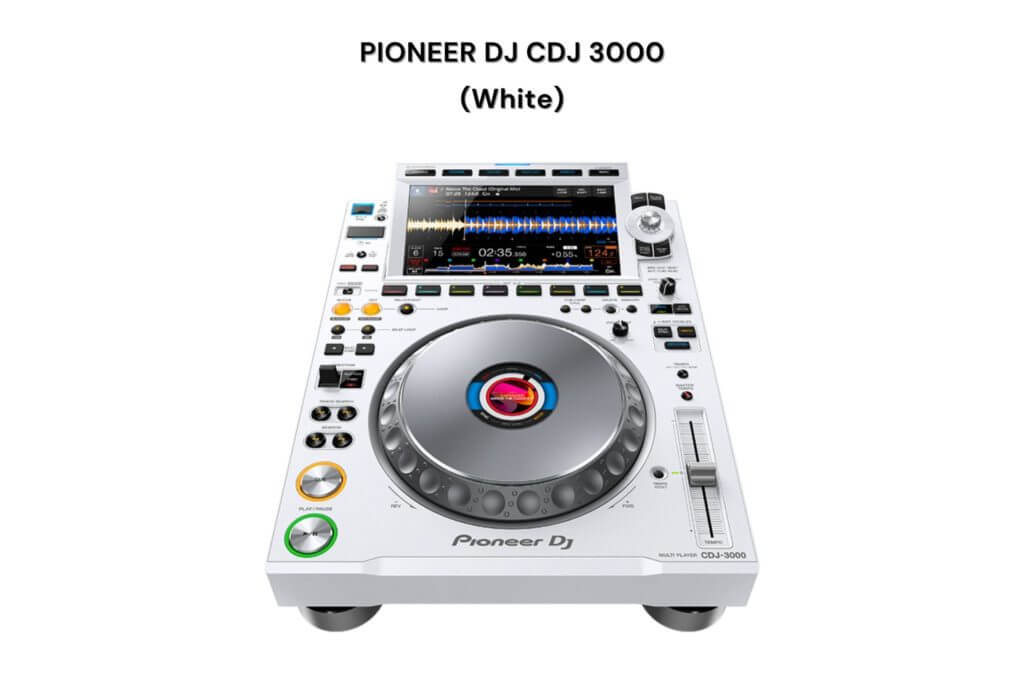 pioneer dj cdj 3000 white version