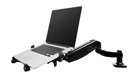 FLEXIMOUNTS 2 in 1 Monitor Arm Laptop Mount Stand