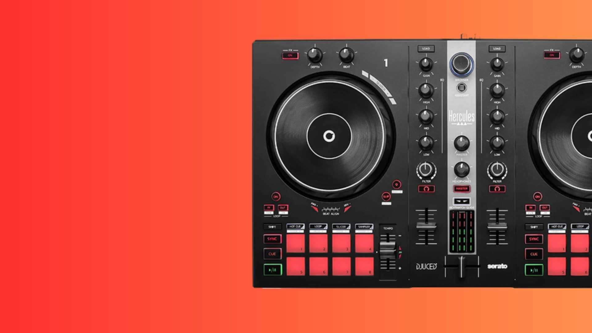 DJ 300 Controller Inpulse DJ Hercules Review - DJControl Reviews MK2 Tech