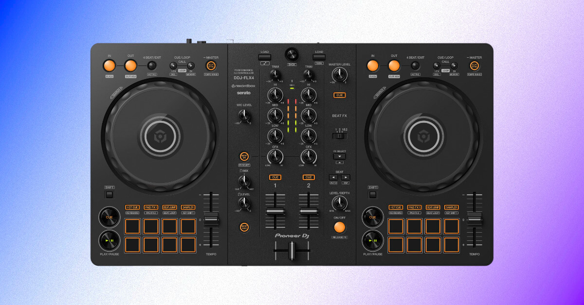 Pioneer DJ DDJ-FLX4 Best for Club-Style Layout